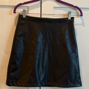 Gap Elegant Black pleather Skirt